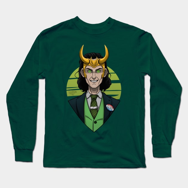 Loki Long Sleeve T-Shirt by Gabron_art